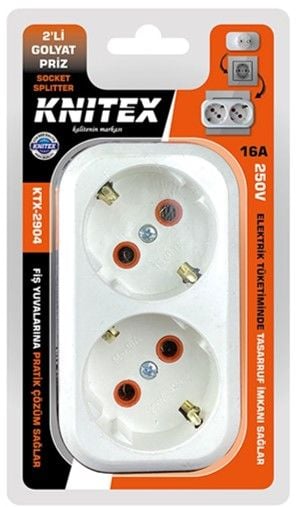 KNITEX-B-6 2'Lİ GOLYAT BEYAZ VKM