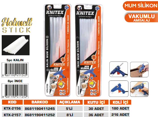 KNITEX-MUM SİLİKON İNCE VKM KTX-2157