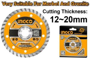 INGCO-''ENDÜSTRIYEL TURBO ELMAS DISK 180MMX22.2MM