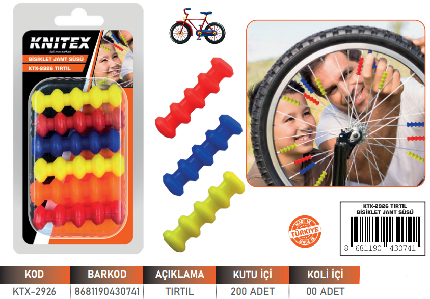 KNITEX-Z-5 TIRTILI BİSİKLET JANT SÜSÜ