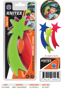 KNITEX-Z-5 KUYRUKLU YILDIZ BİSİKLET SÜSÜ