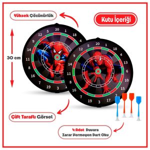 KARTOY-KIRMIZI KARAKTER DART 30 CM (24)