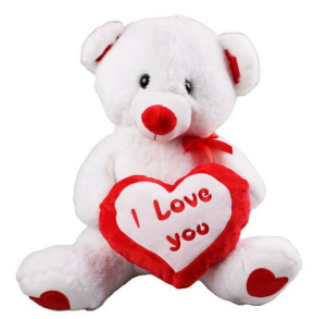 HALLEY-40 CM I LOVE YOU KALPLİ AYI