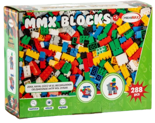 MMX- BLOKLAR 288 PARÇA (KARTON KUTU)