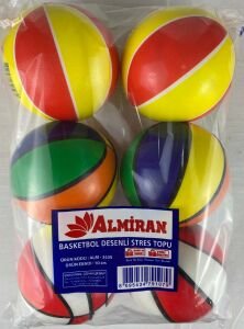 KMB-BASKETLİ STRES TOPU (10 CM)